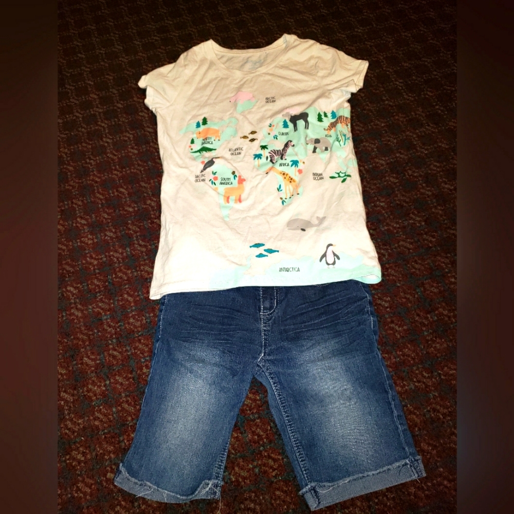 Girls size large (10-12) two piece outfit